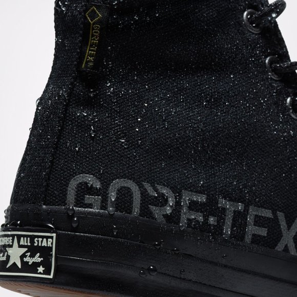Converse Mens Chuck 70 Hi Gore-Tex 162350C Black Size 3 Men's / 5 Women's NWB - Picture 12 of 13